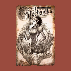 Свитшот хлопковый мужской Lady Mechanika, цвет: кирпичный — фото 2