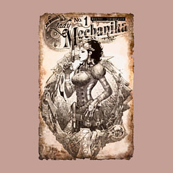 Свитшот хлопковый мужской Lady Mechanika, цвет: пыльно-розовый — фото 2