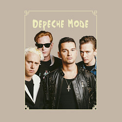 Свитшот хлопковый мужской Keep Calm and Enjoy the Silence - Depeche Mode, цвет: миндальный — фото 2