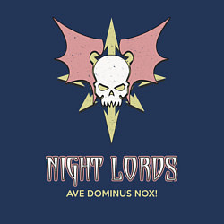 Свитшот хлопковый мужской Повелители ночи хаос винтаж лого, цвет: тёмно-синий — фото 2