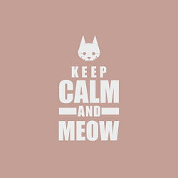 Свитшот хлопковый мужской Stray - Keep Calm, цвет: пыльно-розовый — фото 2