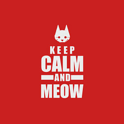 Свитшот хлопковый мужской Stray - Keep Calm, цвет: красный — фото 2