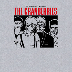 Свитшот хлопковый мужской Sus 50 mejores canciones - The Cranberries, цвет: меланж — фото 2