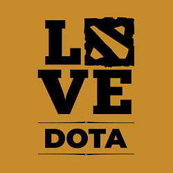 Свитшот хлопковый мужской Dota love classic, цвет: горчичный — фото 2