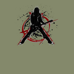 Свитшот хлопковый мужской Анархия панк, цвет: авокадо — фото 2