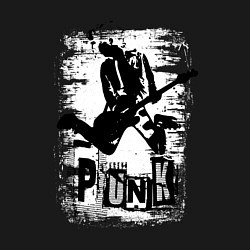 Свитшот хлопковый мужской Punk jump, цвет: черный — фото 2