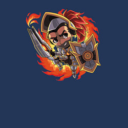 Свитшот хлопковый мужской Чиби Фернандо Chibi Fernando, цвет: тёмно-синий — фото 2