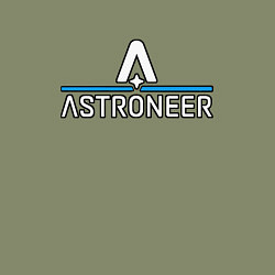 Свитшот хлопковый мужской Astroneer logo, цвет: авокадо — фото 2