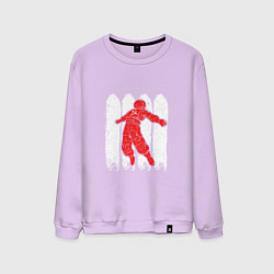 Свитшот хлопковый мужской Космонавт СССР, цвет: лаванда