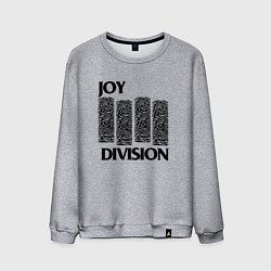 Свитшот хлопковый мужской Joy Division - rock, цвет: меланж
