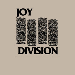 Свитшот хлопковый мужской Joy Division - rock, цвет: миндальный — фото 2