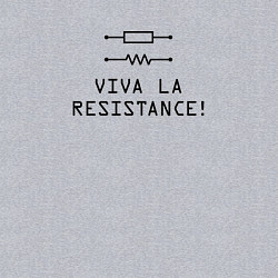 Свитшот хлопковый мужской Viva la resistance, цвет: меланж — фото 2