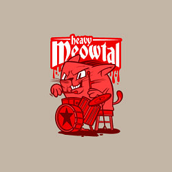 Свитшот хлопковый мужской Heavy Mewtal, цвет: миндальный — фото 2