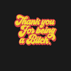 Свитшот хлопковый мужской Thank You, цвет: черный — фото 2
