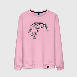 Мужской свитшот Рука с планетами