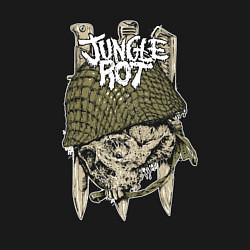 Свитшот хлопковый мужской Jungle rot - military, цвет: черный — фото 2