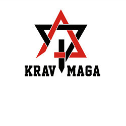 Свитшот хлопковый мужской Krav-maga hand-to-hand combat emblem, цвет: белый — фото 2