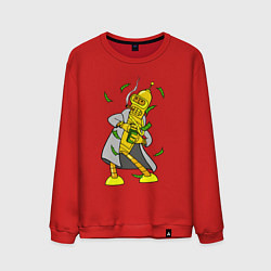 Свитшот хлопковый мужской Golden Bender, цвет: красный