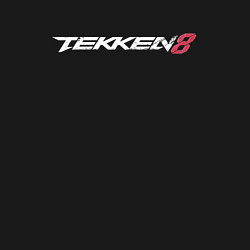 Свитшот хлопковый мужской Tekken 8 - логотип, цвет: черный — фото 2