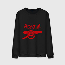 Свитшот хлопковый мужской Arsenal: The gunners, цвет: черный