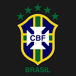 Свитшот хлопковый мужской Brasil CBF, цвет: черный — фото 2