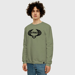 Свитшот хлопковый мужской SsangYong Kyron, цвет: авокадо — фото 2