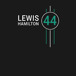 Свитшот хлопковый мужской Льюис Хэмилтон 44 Формула 1, цвет: черный — фото 2