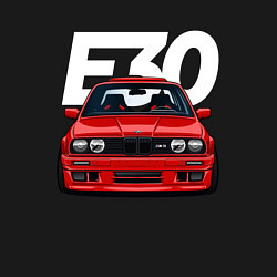 Свитшот хлопковый мужской BMW E30, цвет: черный — фото 2