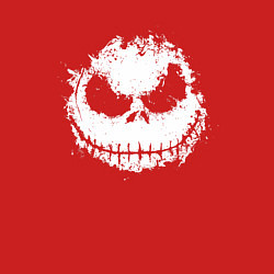 Свитшот хлопковый мужской Jack Skellington face, цвет: красный — фото 2