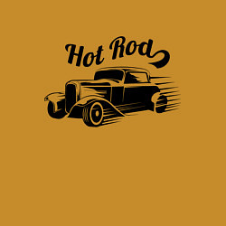 Свитшот хлопковый мужской Hot Rod - Car - Retro, цвет: горчичный — фото 2