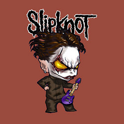 Свитшот хлопковый мужской Slipknot - art, цвет: кирпичный — фото 2