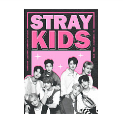 Свитшот хлопковый мужской Stray Kids boy band, цвет: белый — фото 2