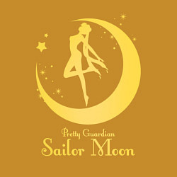 Свитшот хлопковый мужской Sailor Moon gold, цвет: горчичный — фото 2