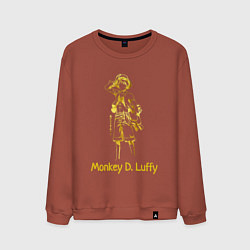 Мужской свитшот Monkey D Luffy Gold