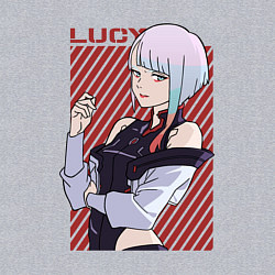 Свитшот хлопковый мужской Милая Люси, цвет: меланж — фото 2