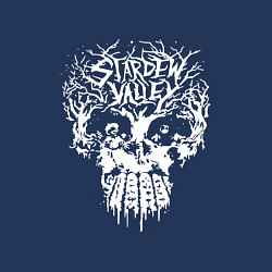 Свитшот хлопковый мужской Skulldew Valley Tee, цвет: тёмно-синий — фото 2