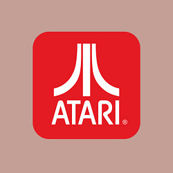 Свитшот хлопковый мужской Atari logo, цвет: пыльно-розовый — фото 2