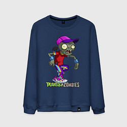 Свитшот хлопковый мужской Zombie on sport, цвет: тёмно-синий