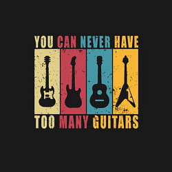 Свитшот хлопковый мужской Гитар не бывает много, цвет: черный — фото 2