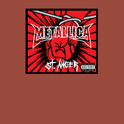 Свитшот хлопковый мужской Metallica St Anger, цвет: кирпичный — фото 2