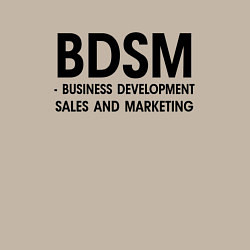 Свитшот хлопковый мужской Business Development Sales & Marketing, цвет: миндальный — фото 2