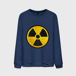 Свитшот хлопковый мужской Atomic Nuclear, цвет: тёмно-синий