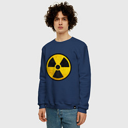Свитшот хлопковый мужской Atomic Nuclear, цвет: тёмно-синий — фото 2