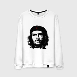 Свитшот хлопковый мужской Ernesto Che Guevara, цвет: белый