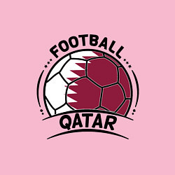Свитшот хлопковый мужской Football Qatar, цвет: светло-розовый — фото 2