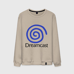 Свитшот хлопковый мужской Sega dreamcast, цвет: миндальный