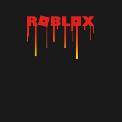 Свитшот хлопковый мужской Roblox градиент с подтеками, цвет: черный — фото 2