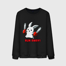 Мужской свитшот Rabbit run away