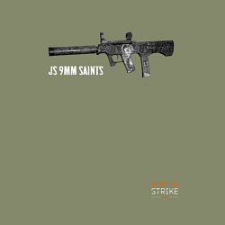 Свитшот хлопковый мужской JS 9MM SAINTS, цвет: авокадо — фото 2