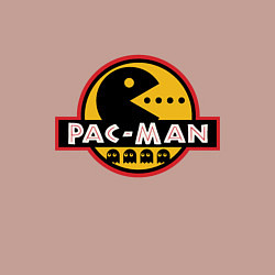 Свитшот хлопковый мужской Pac-man game, цвет: пыльно-розовый — фото 2